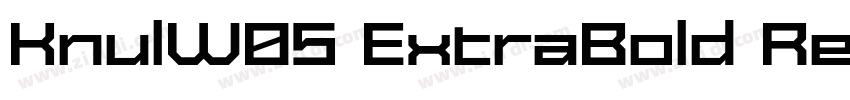 KnulW05 ExtraBold Re字体转换 KnulW05 ExtraBold Re字体转换